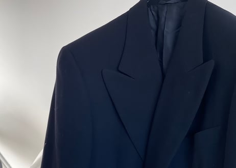 80s giorgio armani double stripe set up suit