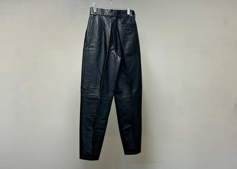 90s leather tack trousers