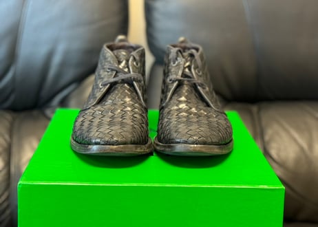 bottega veneta Intrecciato boots