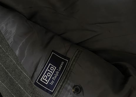 polo ralph lauren stripe double set up suit