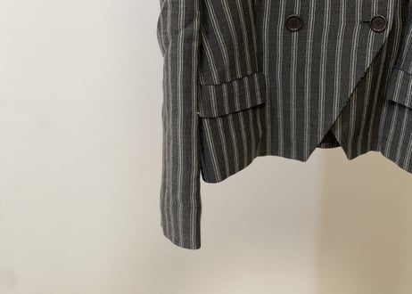 80s giorgio armani stripe set up suit