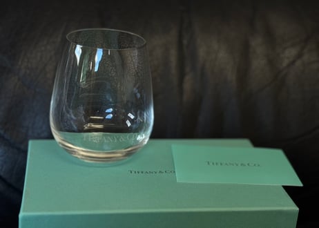 tiffany glass 2set dead stock