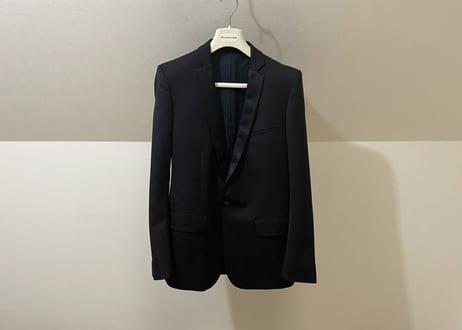 balmain 2019aw tuxedo set up suit dead stock
