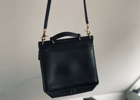 old coach green shoulder bag
