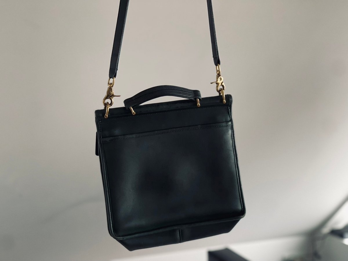 old coach green shoulder bag | weekend tokyo