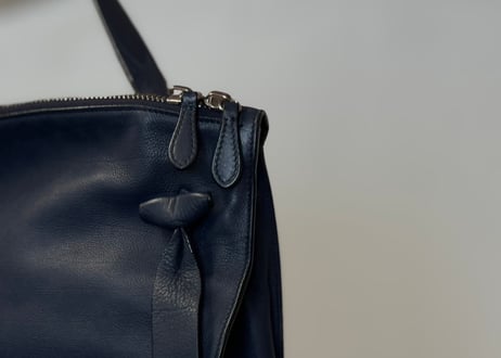 jilsander logo leather shoulder bag