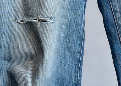 saint laurent paris crash logo denim