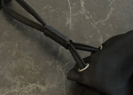 prada nylon logo bag black