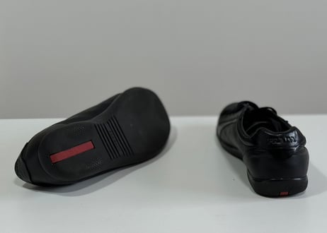 90-00s prada sports leather sneaker #a