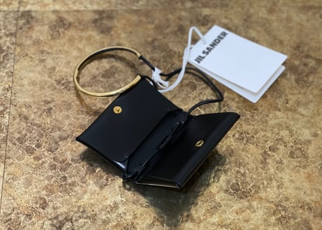 jilsander 2021ss leather wallet dead stock