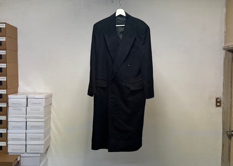 pure cashmere double long coat