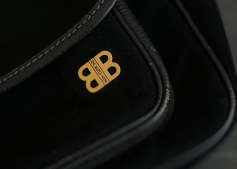 balenciaga "BB" leather shoulder bag