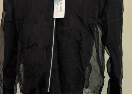 maison margiela "白タグ" silk sheer jacket dead stock