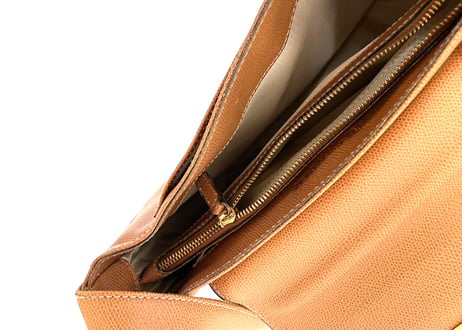 jilsander leather bag brown