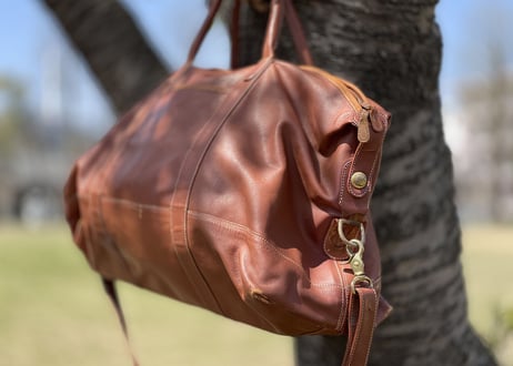 old coach leather bag