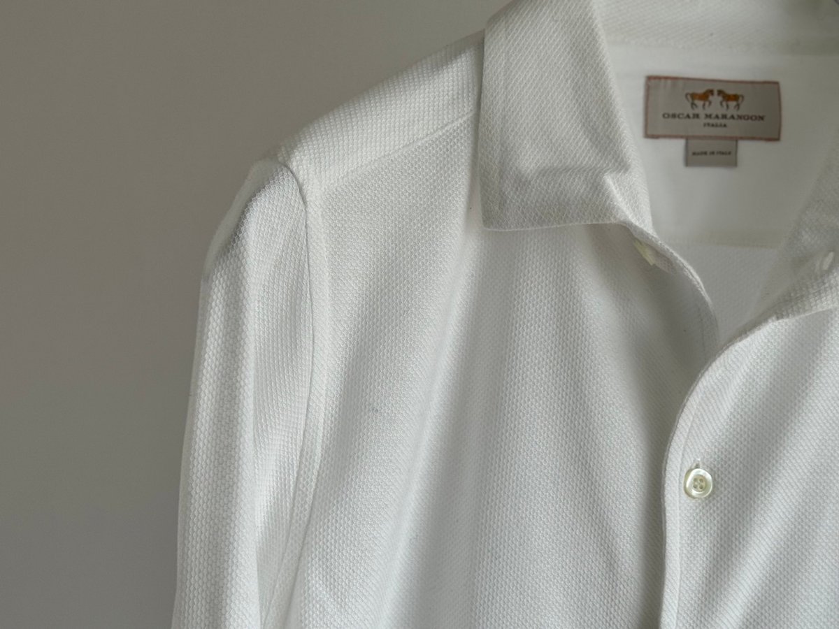 oscar marangon shirt white | weekend tokyo