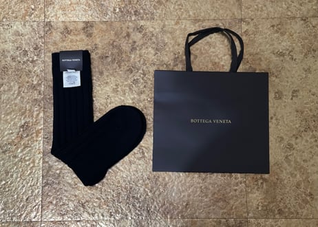 bottega veneta 2020aw ”alpaca” socks  black dead stock