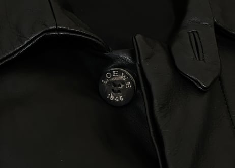 loewe leather coat