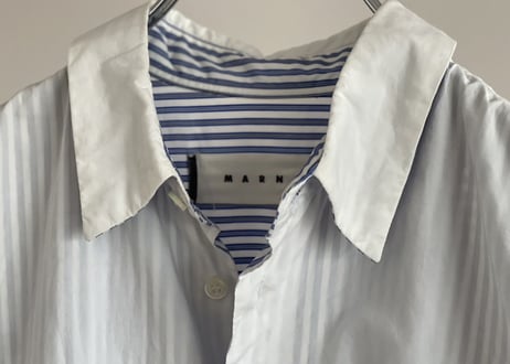marni inside out stripe shirt