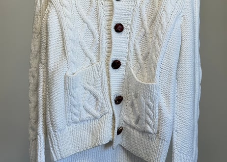 maison margiela replica 1940s aran jacket