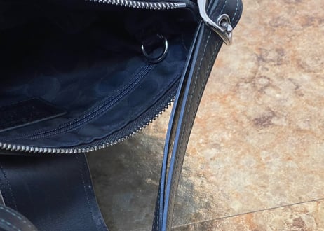 coach leather bag #1