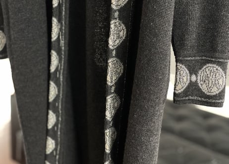 80s nina ricci knit long coat