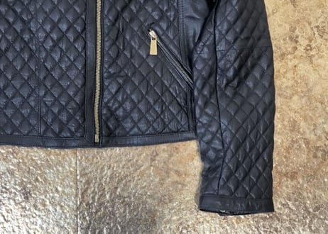 Trussardi quilting leather jacket dead stock