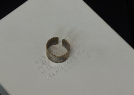 maison margiela antique finish ring #a