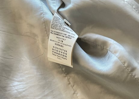 maison margiela leather jacket