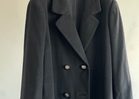 80-90s pure cashmere double long coat