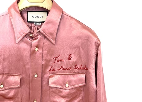gucci  shiny shirt