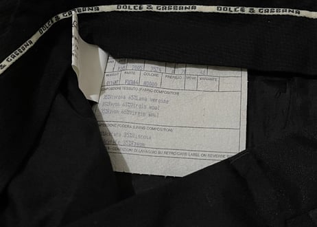 dolce & gabbana 2019aw setup suit dead stock