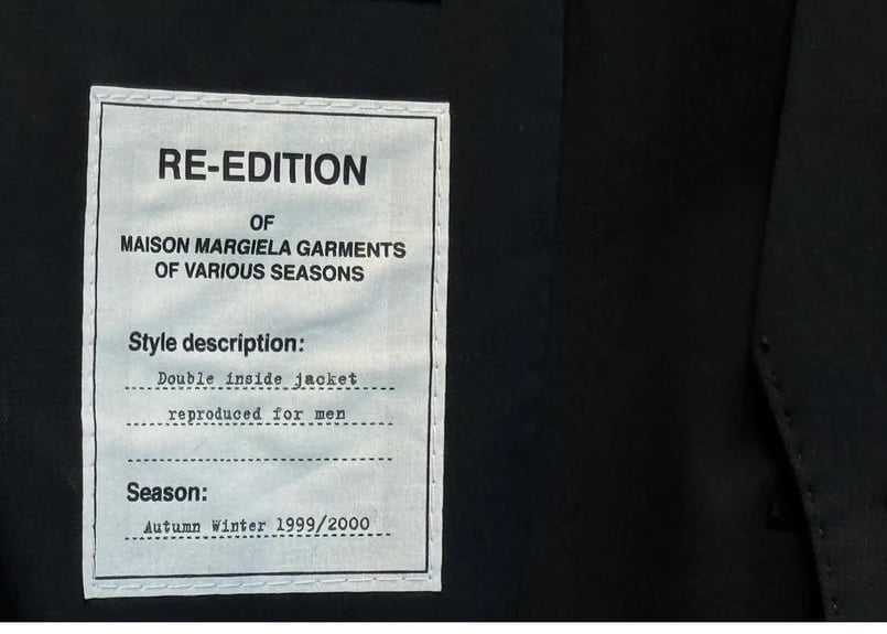 Maison Margiela re-edition ダブルインサイドジャケット Maison