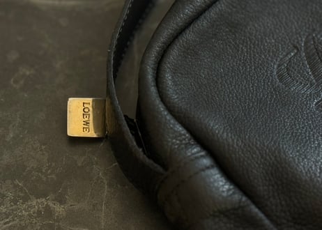 loewe anagram logo leather shoulder bag #2