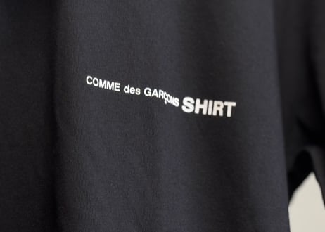comme des garsons shirt logo tops dead stock L