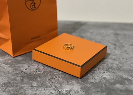 hermes gold ring 21号