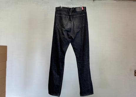 acne studios full length black denim