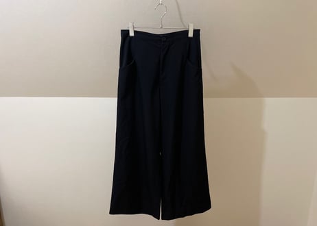 ys summer wool wide pants
