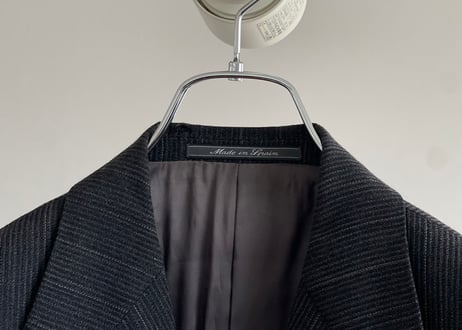 80s versace istante stripe set up suit