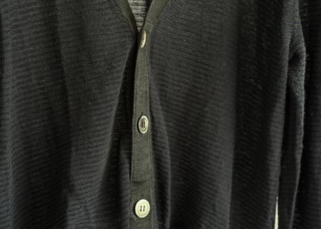 sacai linen cardigan