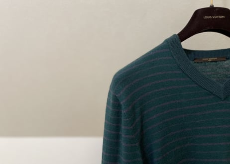 louis vuitton cashmere wool knit green