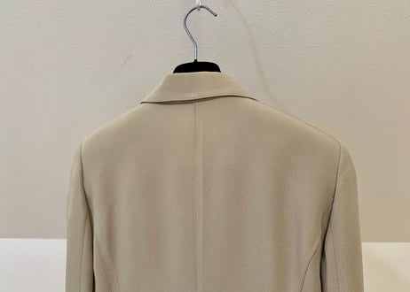 loewe silk×leather jacket