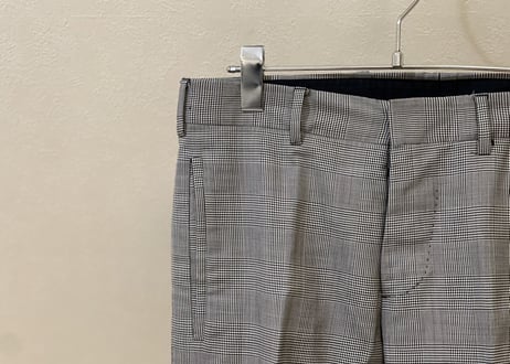 prada check setup suit