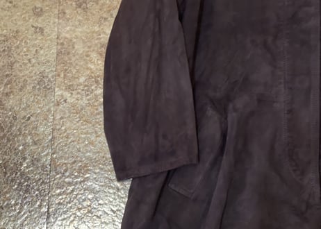 fendi suède coat