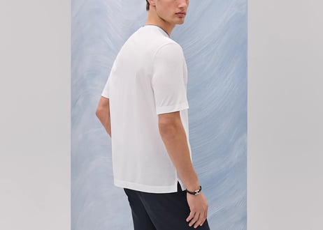 hermes 2025ss "H logo" saddle stitch pocket tops