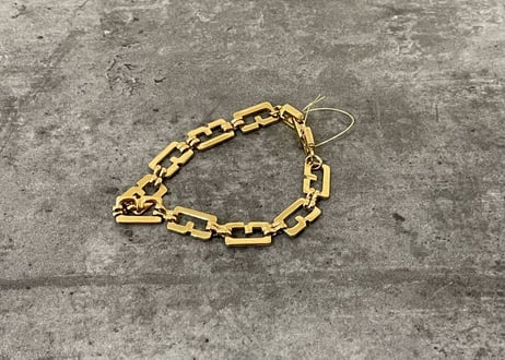 80-90s givenchy gold bracelet"D"