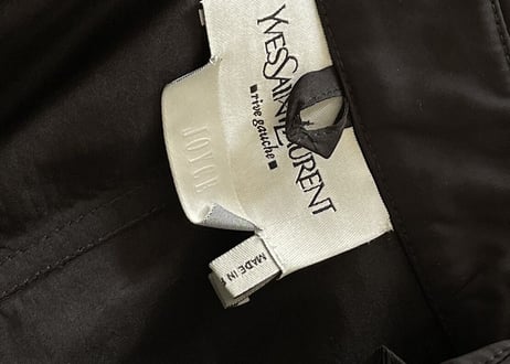 yves saint laurent rive gauche trench coat