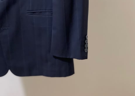 christian dior stripe set up suit