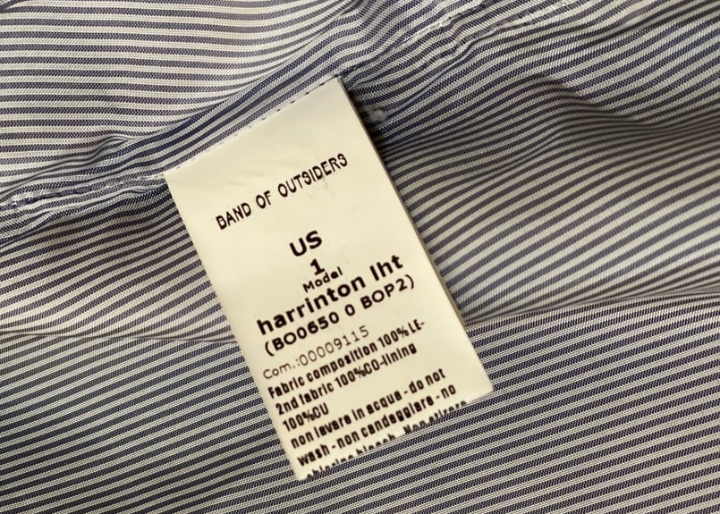 【極美品】band of outsiders シングルレザージャケット 0 band of outsiders leather jacket | weekend tokyo