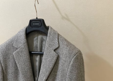 jilsander cashmere wool chesterfield coat